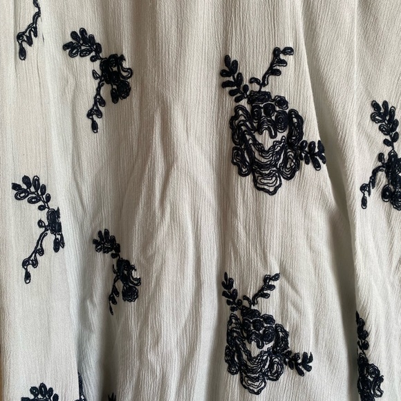 Free People Emma Austin Agave Embroidered Tunic Swing Dress M - Picture 3 of 11